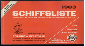 Die Deutsche Schiffsliste 1983 (1 St.) Eckardt & Messtorff